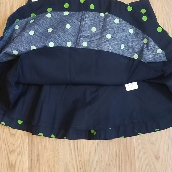 𝅺hollister Gilly Hicks Sydney skirt polka dot size 2 Mini Skater - Picture 4 of 9